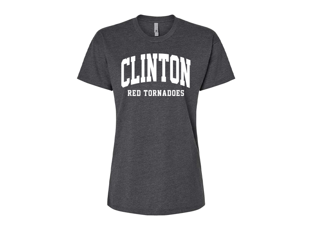 Clinton School Women's Short Sleeve Curved Clinton