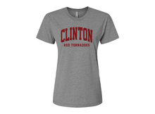 Load image into Gallery viewer, Clinton School Women&#39;s Short Sleeve Curved Clinton