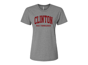 Clinton School Women's Short Sleeve Curved Clinton