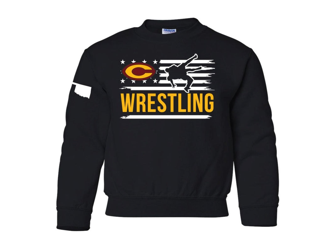 Youth Crewneck Wrestling Sweatshirt